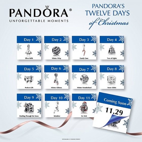 Pandora Twelve Days of Christmas