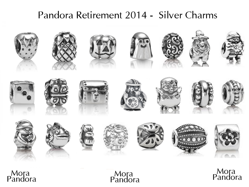 pandora 2014 retirement part 1 silver charms