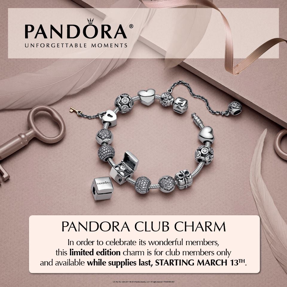 suppe metallisk mini Surprise! Pandora Club Charm arrives in some regions - Mora Pandora
