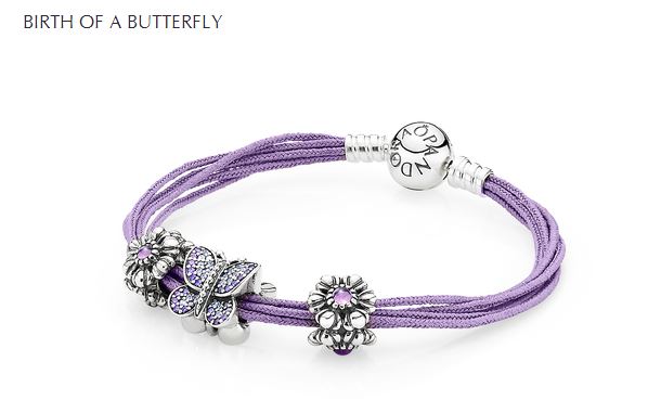 pandora spring butterfly bracelet