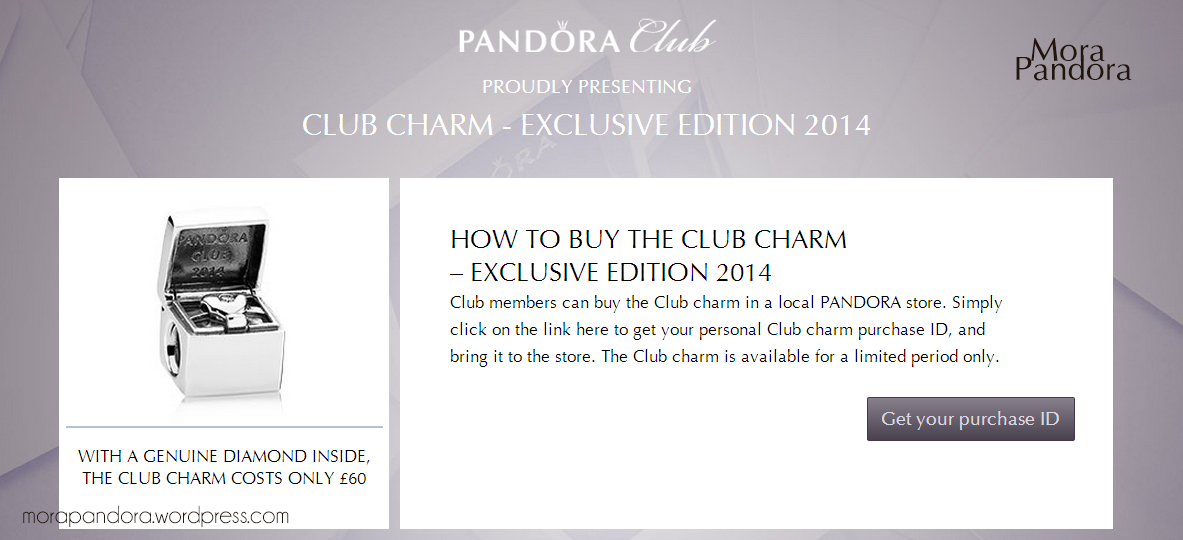 how to buy pandora club charm