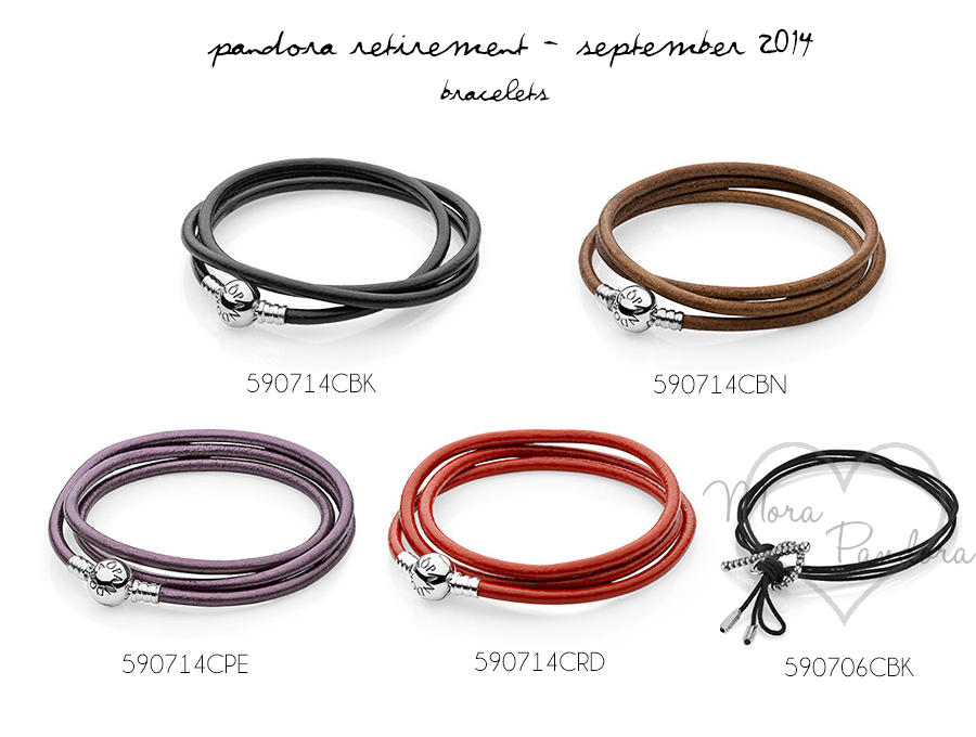 pandora retirement september 2014 bracelets