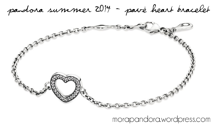 pandora summer 2014 part 2 pavé bracelet heart