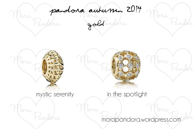 pandora autumn fall 2014 gold