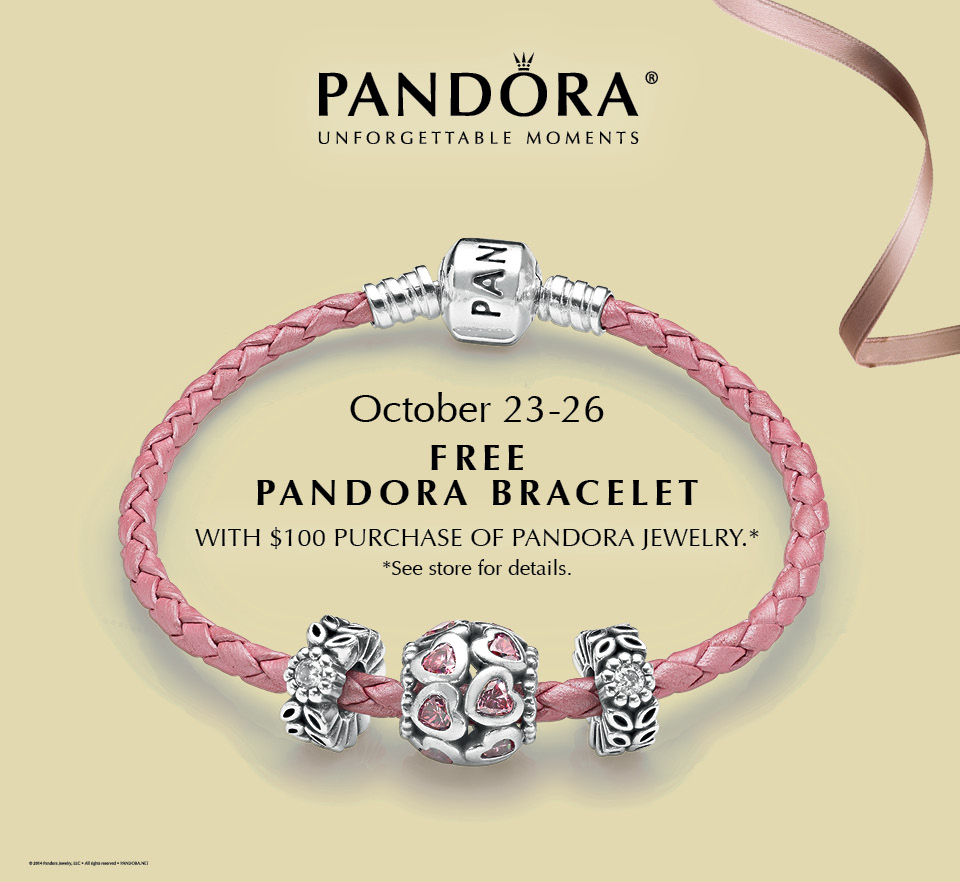pandora think pink us october bracelet promo