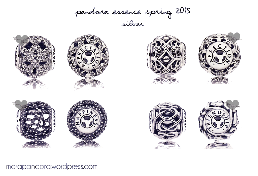pandora essence spring 2015 collection silver charms