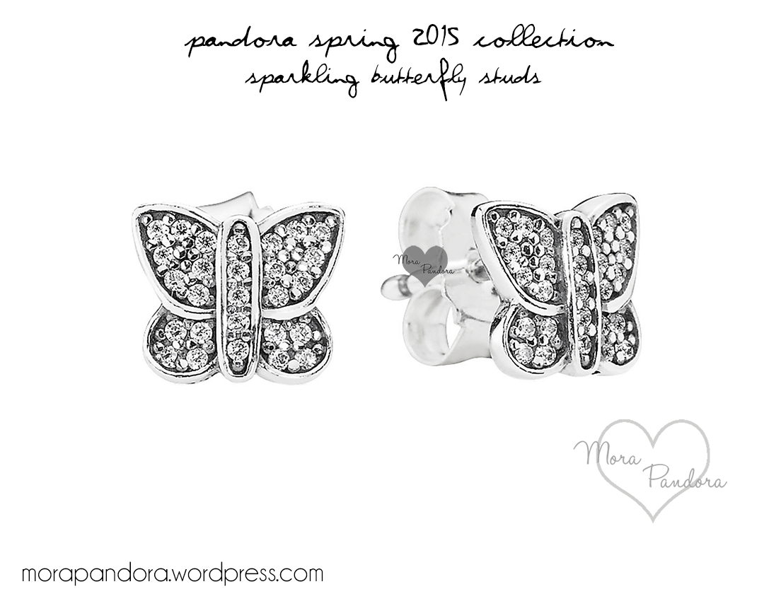 pandora spring 2015 preview sparkling butterfly earrings