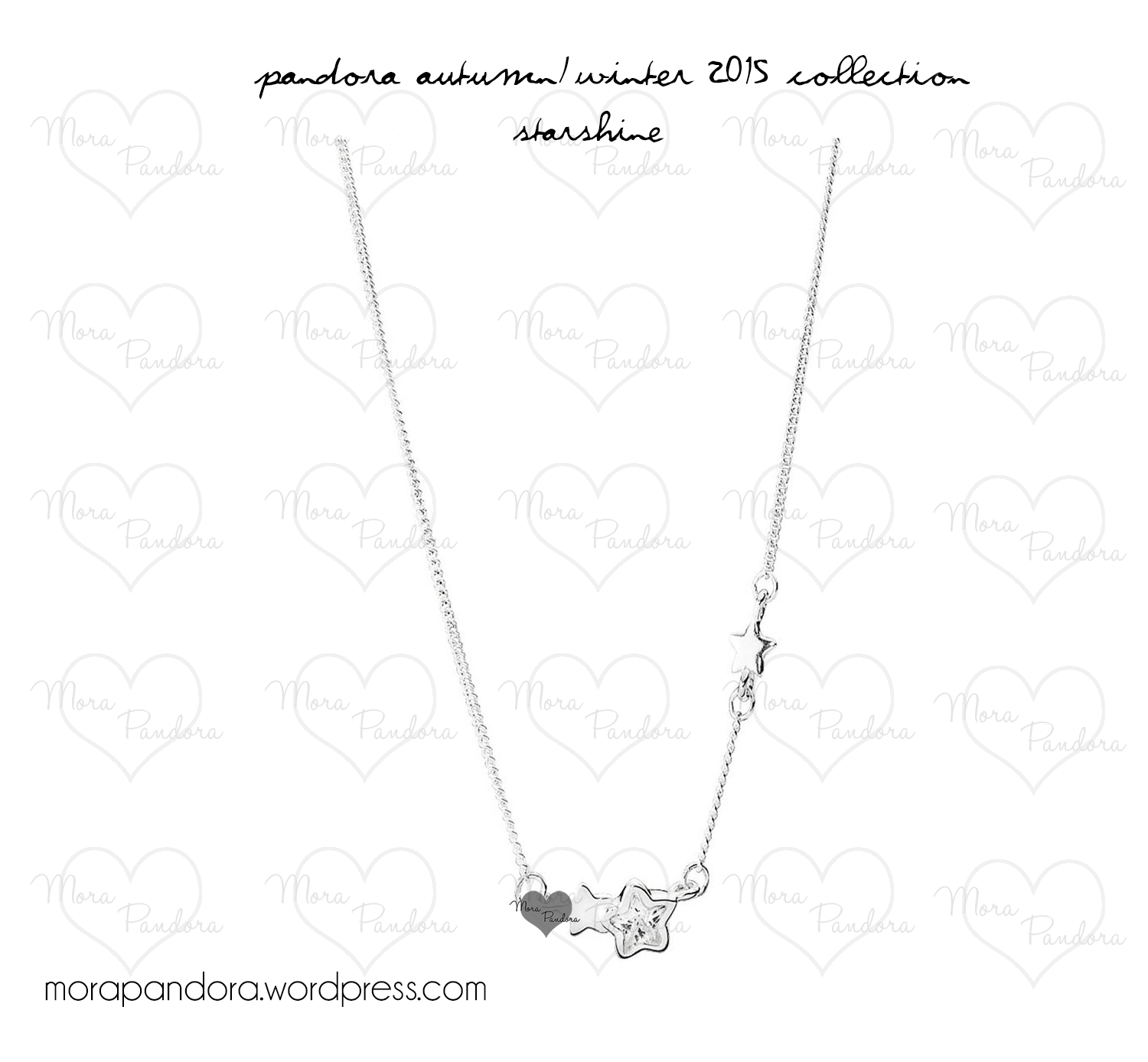 pandora winter 2015 starshine necklace